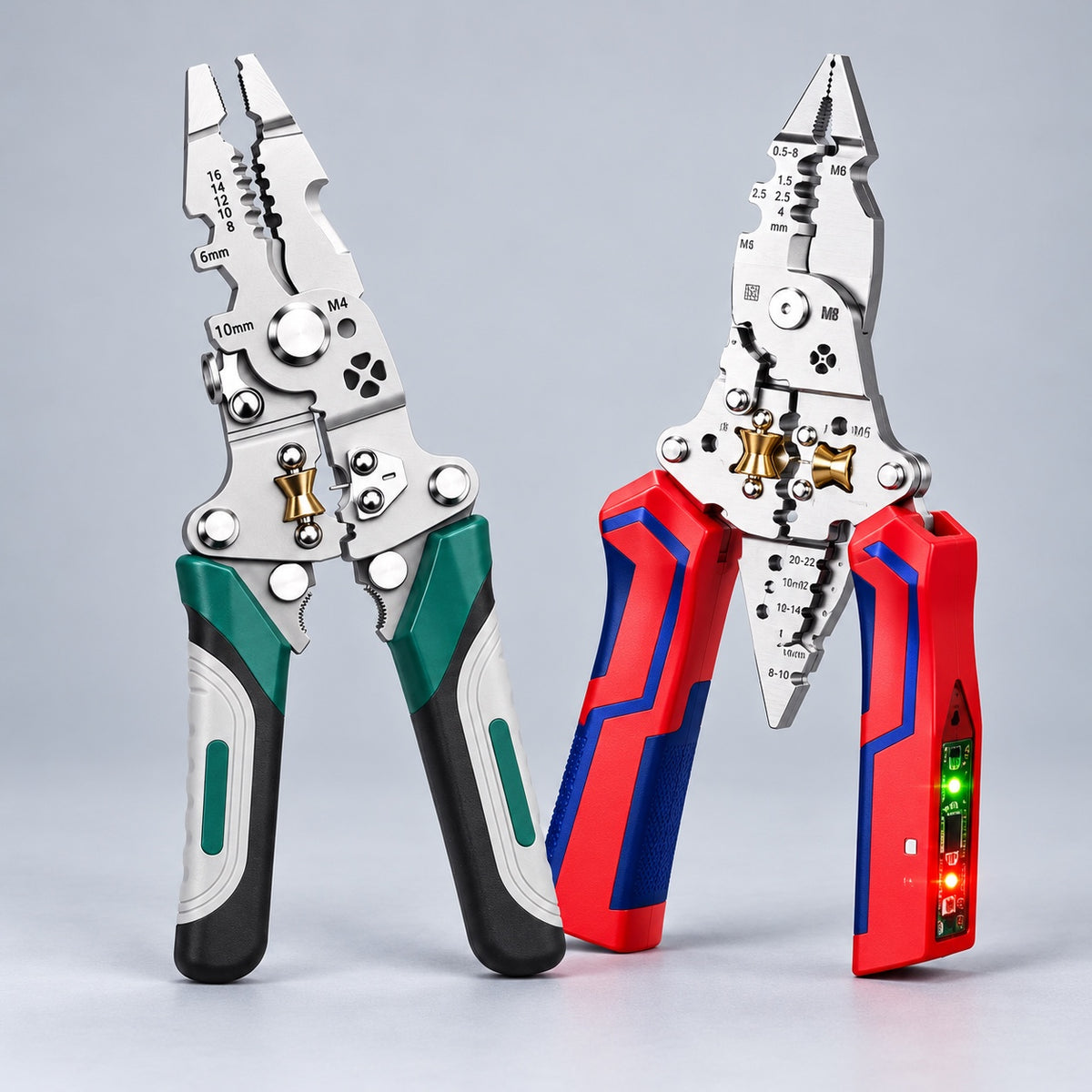 TOOLIQ 12-in-1 Folding Wire Stripper and VoltSense Folding Pliers
